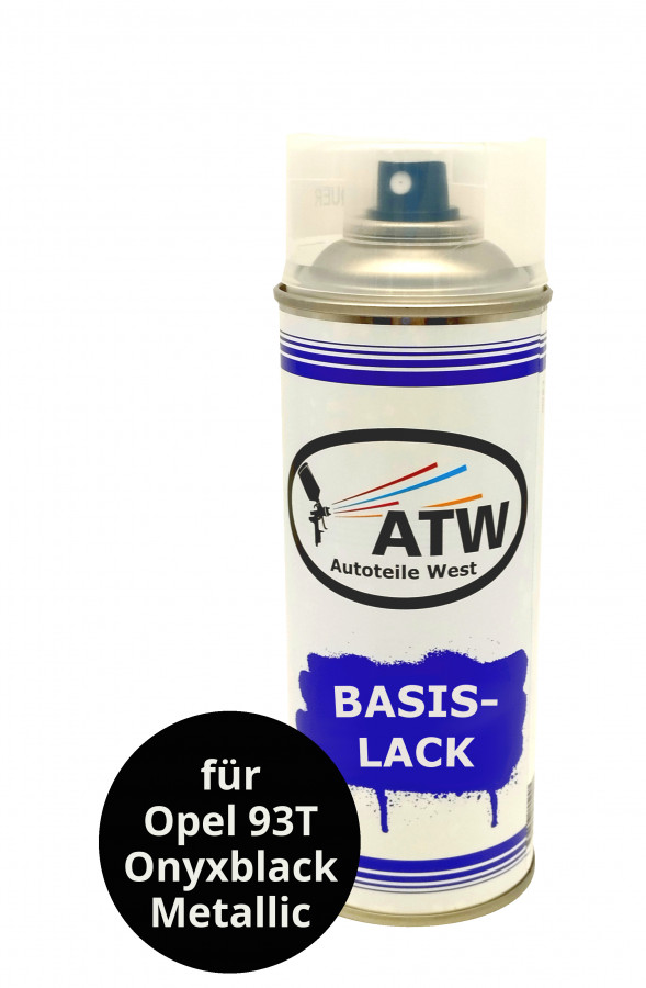 Autolack für Opel 93T Onyxblack Metallic
